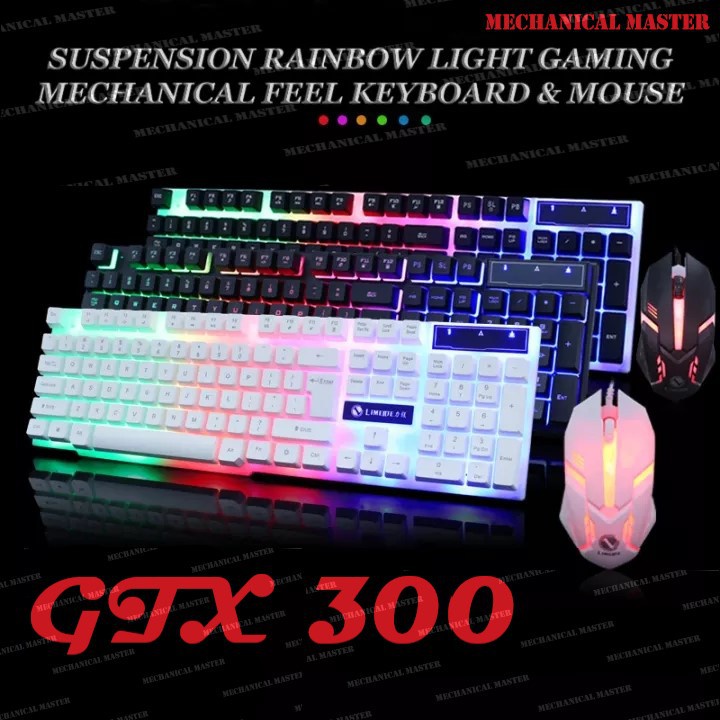Limeide GTX300 Colorful LED Backlight Ergonomic Mechanical Gaming