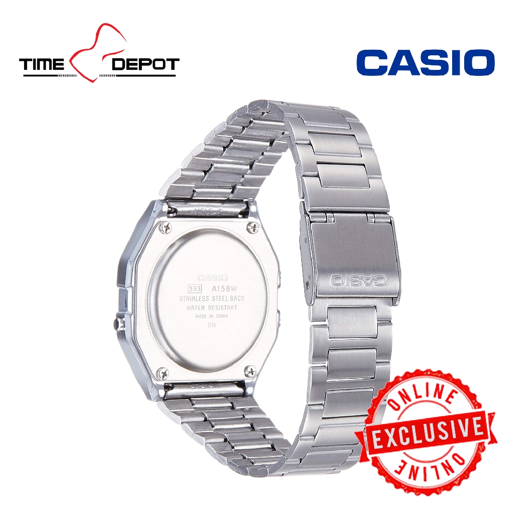 casio steel back