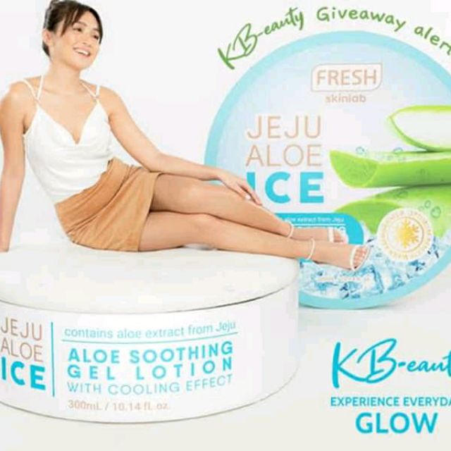 Jeju Aloe Ice with cooling effect Shopee Philippines