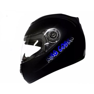 KING COBRA MOTORCYCLE FULL FACE HELMET BLACK | Shopee Philippines