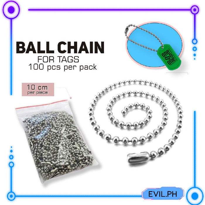 Ball Chain Keychain Holder (100 pcs per pack) Shopee Philippines