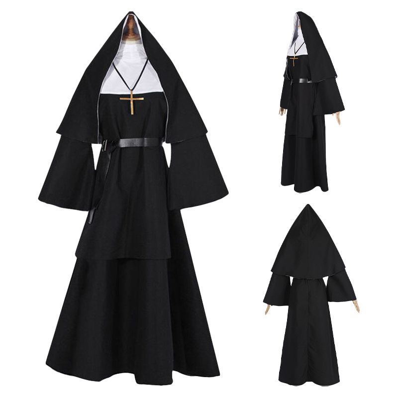 The Conjuring The Nun Valak Sister Cosplay Costume Halloween Fancy ...