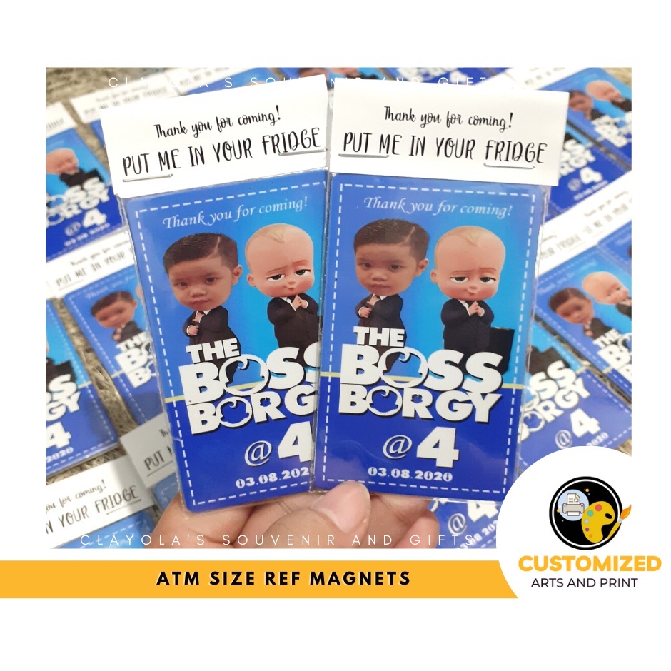 Customized Birthday Ref Souvenir FREE Layout Minimum of 30