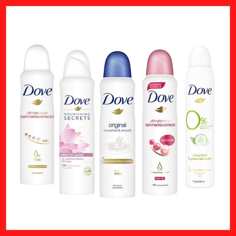 Dove Ultimate Repair Dark Marks Corrector Deodorants Spray 250 ml Fresh