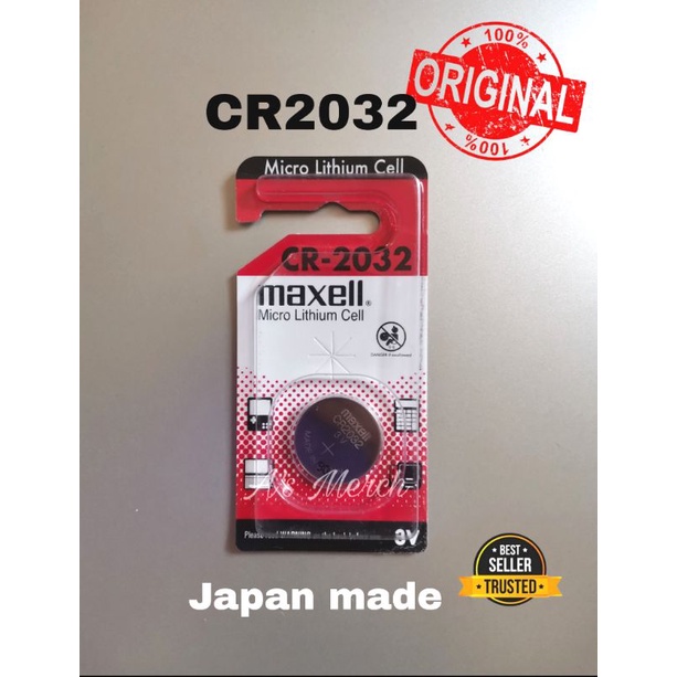 Maxell CR2032 Lithium Coin Cell Battery cr2032 Fast shipping | Shopee ...