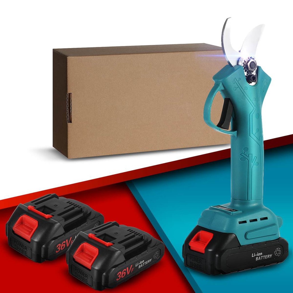 800W Cordless Pruner Garden Pruning Shear For Makita/Worx Battery