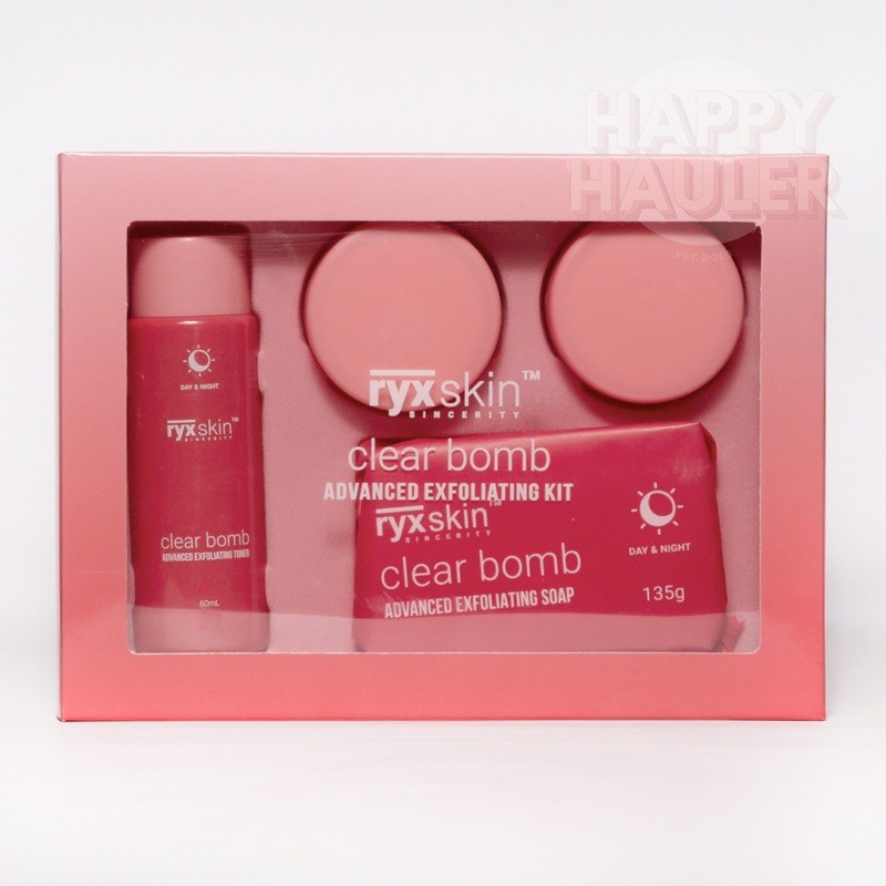 AUTHENTIC] Ryx Skincerity Clear Bomb Advanced Exfoliating Kit Clearbomb |  Shopee Philippines