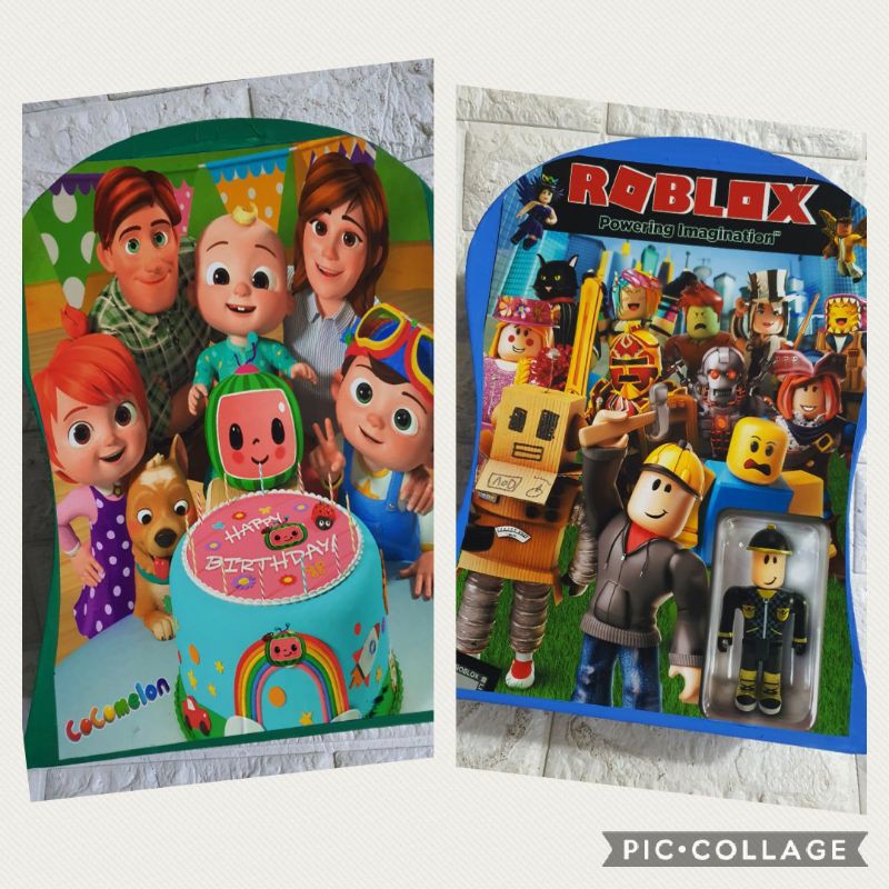ROBLOX / COCOMELON / UNDER THE SEA / PERSONALIZED PULL STRING PINATA ...