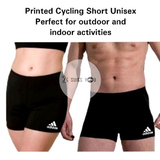 Printed (AWord & Logo) Unisex Cycling Short -Volleyball, Biking, Running, Yoga, Zumba, Swimming atbp