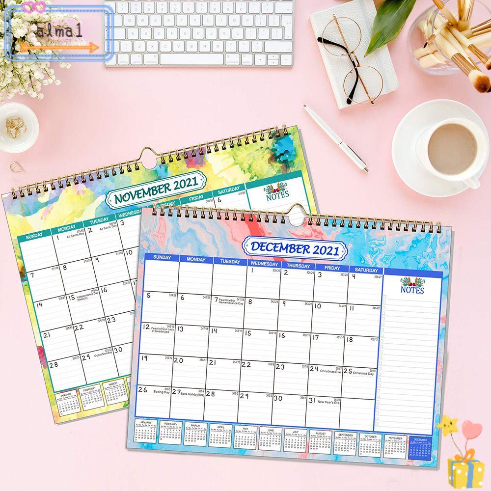 ALMA New Wallmounted Calendar Organizing Calendar Countdown Schedule