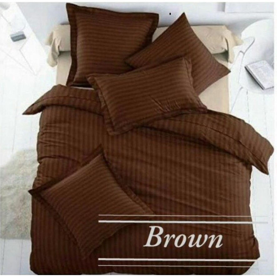 brown quilt