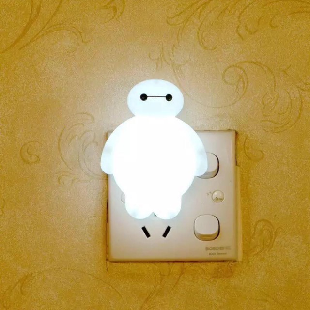 Baymax night light lamp baby room led energy saving lamp Shopee