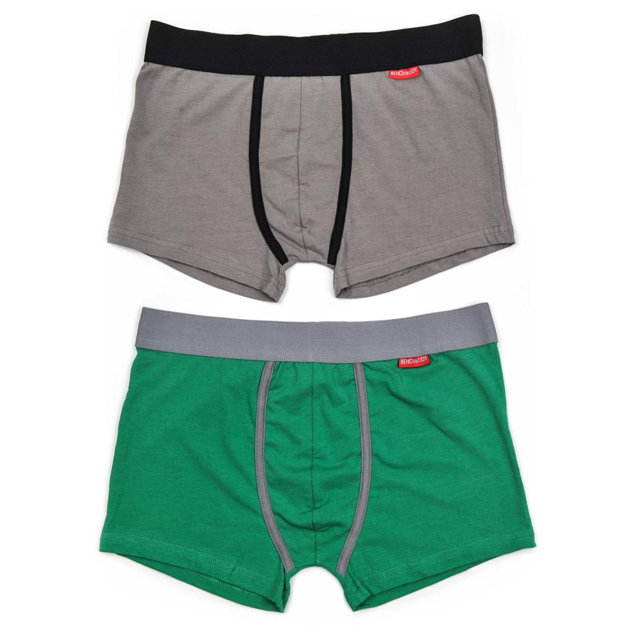 green boxer shorts