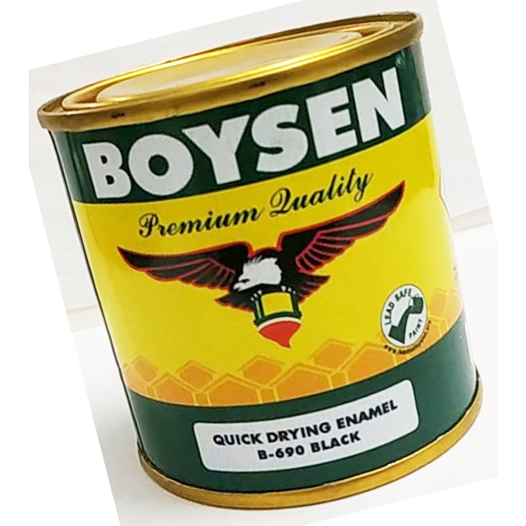 BOYSEN QDE BLACK B-690 ( 1/4 LITER ---------- 1/4 LITER ------------ 1/ ...