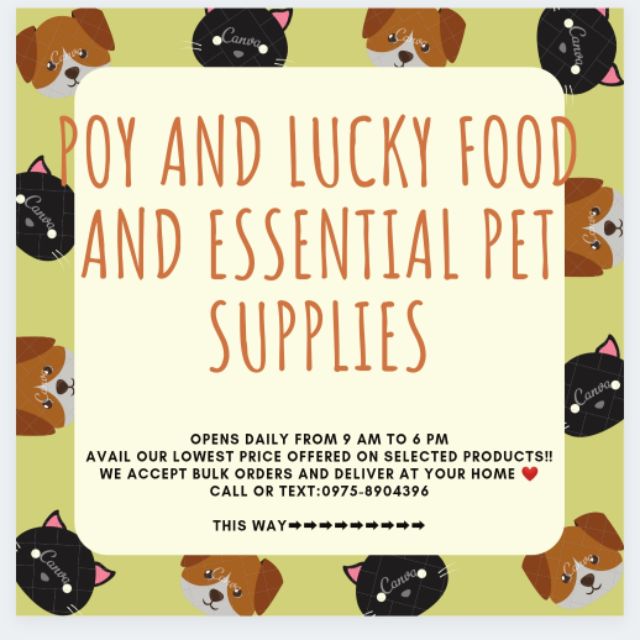 Poy & Lucky Pet Supplies, Online Shop Shopee Philippines