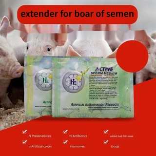 【High Quality】 3-5 days Boar Semen Extender Powder 50g Long term extender pig semen for artificial insemination Danish Swine Semen Preservative Diluent Swine Artificial Inseminatio