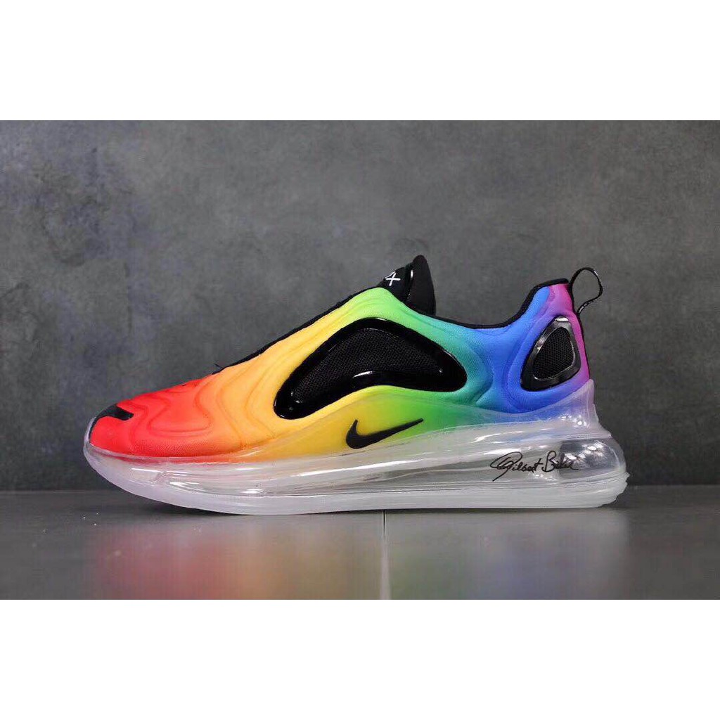 songan]Original Nike Air Max 720 men and women models rainbow cushioning  cushion sports running shoes | Shopee Philippines