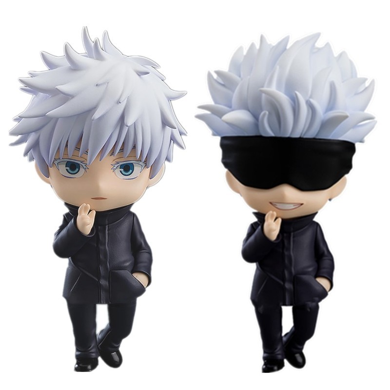 10cm 2021 New Q Ver. Gojo Satoru Figure Figura Anime Jujutsu Kaisen