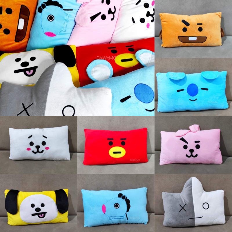 BTS BT21 Rectangle Pillow Cushion Merchandise Kpop Army Shopee