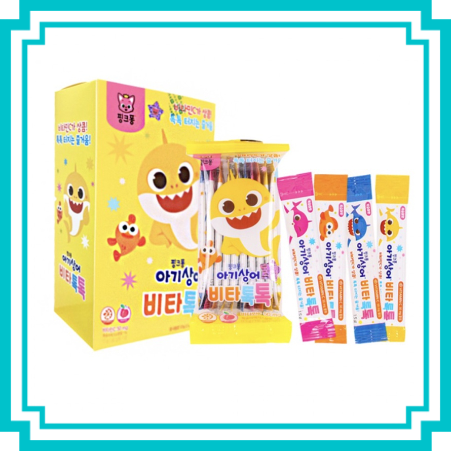 Kids Vitamin C Pinkfong Baby Shark Vita popping candy Xylitol Shopee