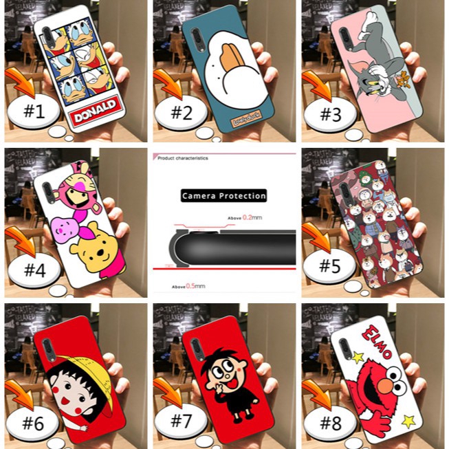 Case HP Gambar Kartun Simple untuk Huawei p20pro / Lite ...