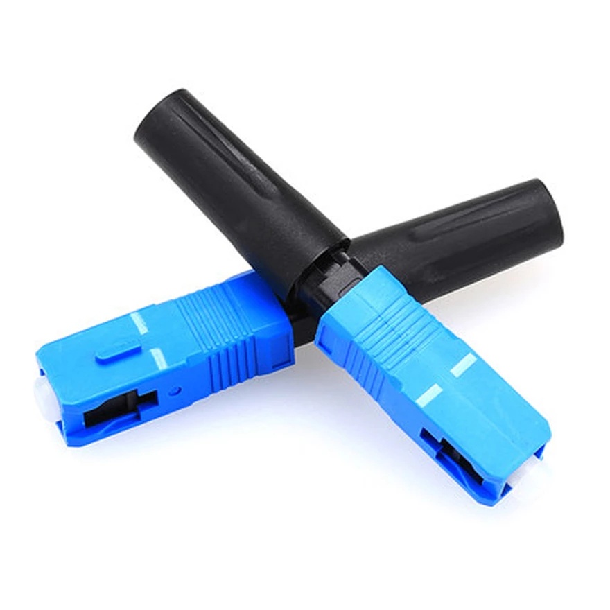 10 Pieces Quick Embedded Connector Sc Upc Optical Fiber Cold Leather ...