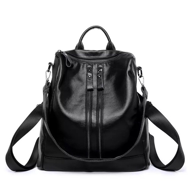 RX Yanuni Moto Korean Leather Backpack Shopee Philippines