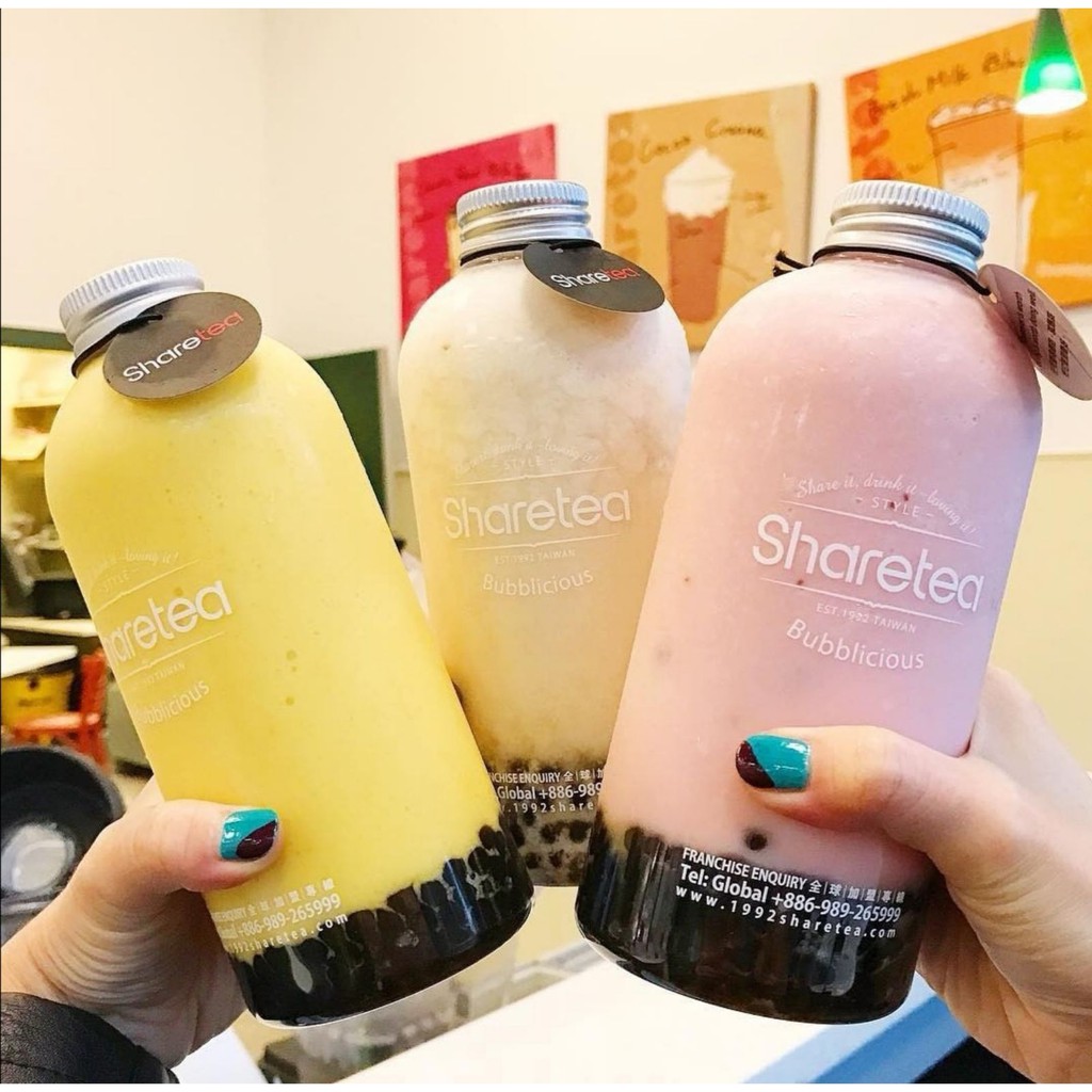 20pcs 500ml PET bottle Unique Design Plastic bottle Coffee bottle Milk