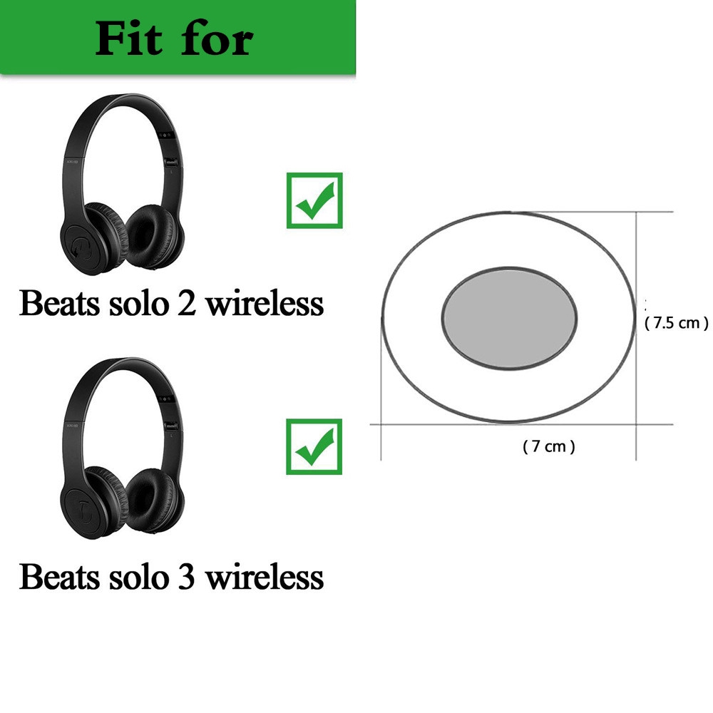 beats solo 2 wireless ear pad covers