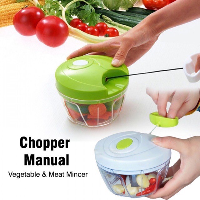 Onion Chopper, 400ml Cutter Vegetable Chopper With 3 Blades Kitchen