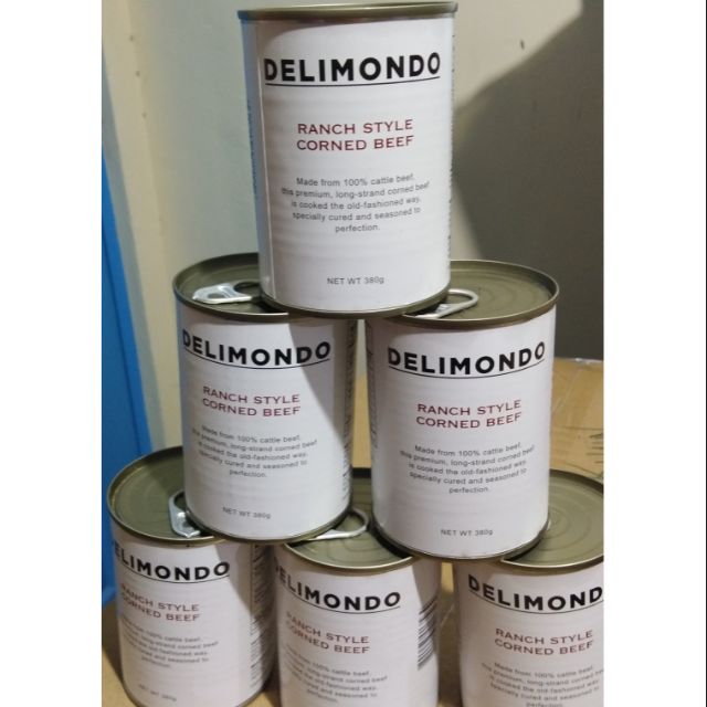 delimondo corned beef 260g/380g Shopee Philippines