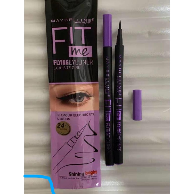 UNGU Tsn EYELINER MAYBELLINE FIT ME WATERPROOF Purple EYELINER HYPER