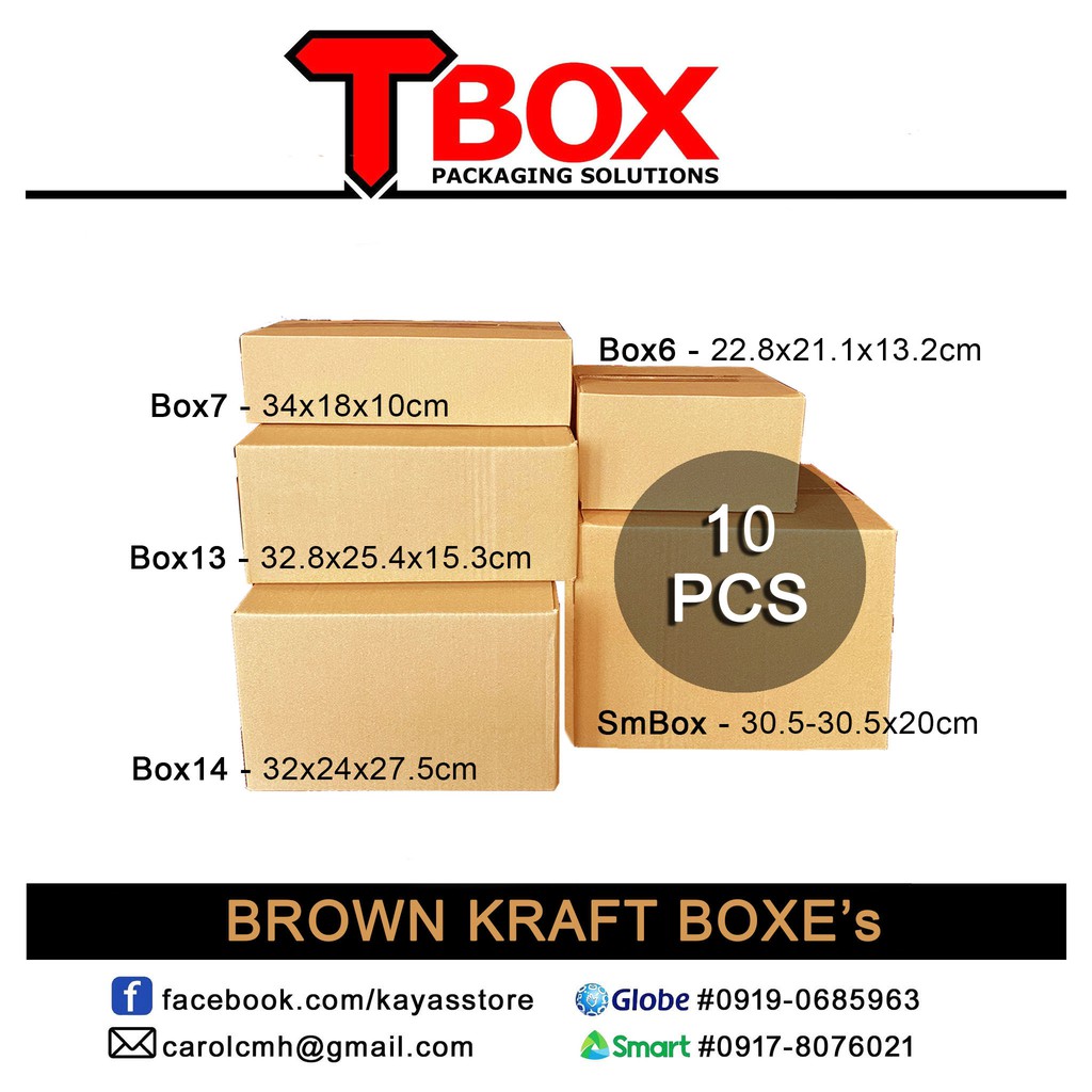 10 Pcs Bigger Size Carton Box Corrugated Cardboard Box Packaging