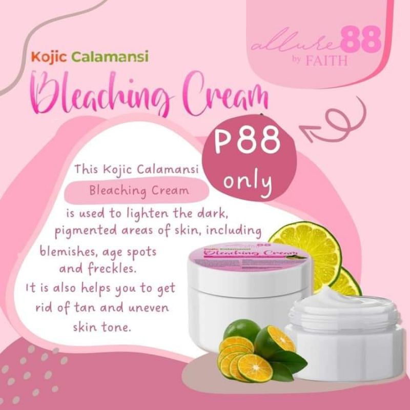 ALLURE 88 Kojic Calmansi Bleaching Cream / Bleaching Whipp Cream 250g