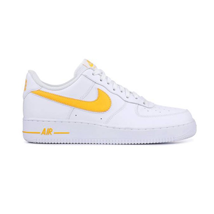 nike air force 1 womens white and yellow