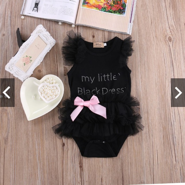 newborn black dress