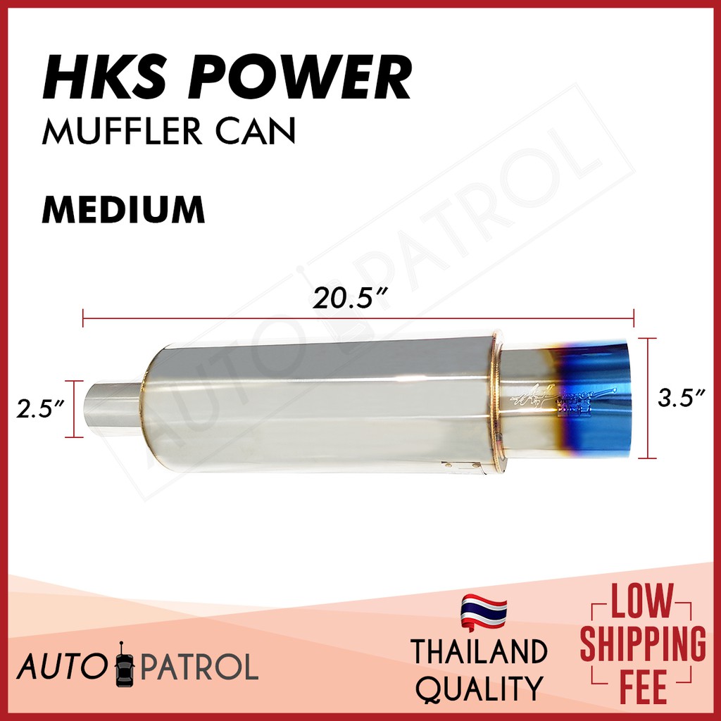 HKS Muffler Medium Freeflow Free Flow Shopee Philippines