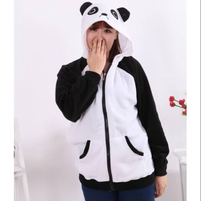 black panda hoodie