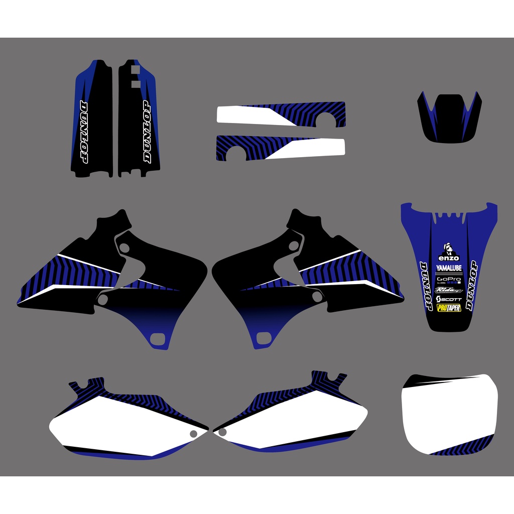 JK GRAPHICS & BACKGROUNDS DECALS STICKERS Kits for Yamaha 4 STROKES ...