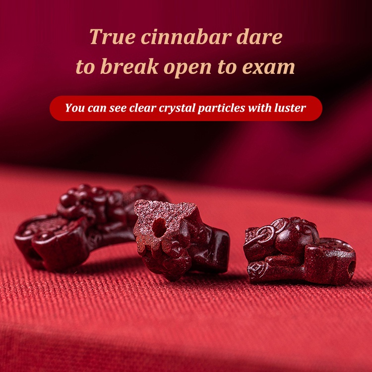 Hand-woven cinnabar Pixiu lucky bracelet