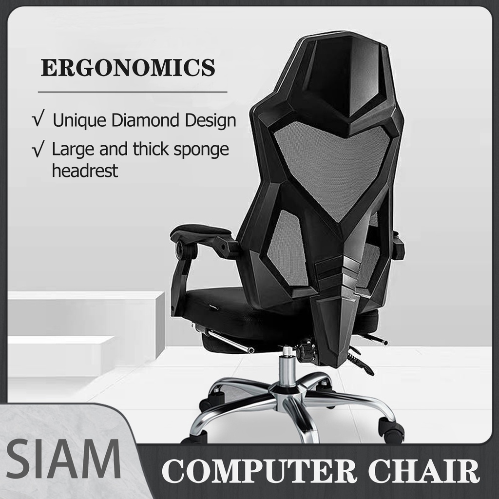 Korean Style Ergonomic Mesh Chair Office Computer Chair High Back