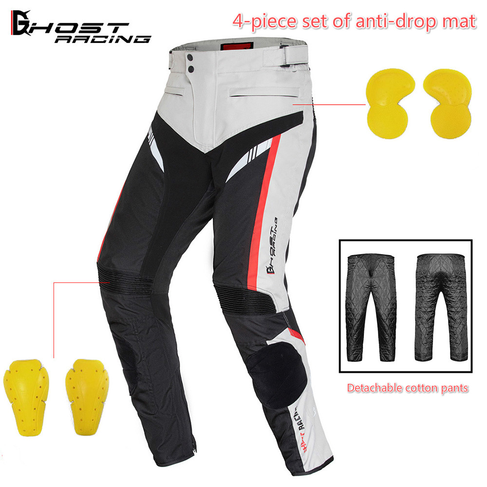 GHOST RACING motorcycle pants men's four seasons windproof and cold