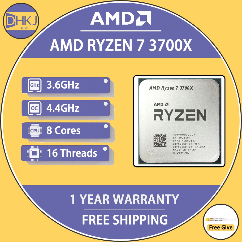 Shop ryzen 3700x for Sale on Shopee Philippines - Main Image