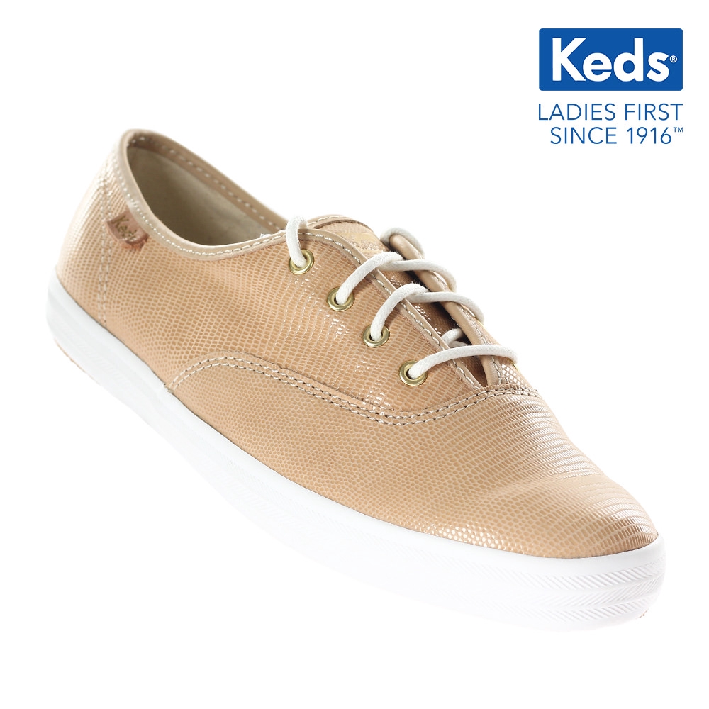 brown leather keds