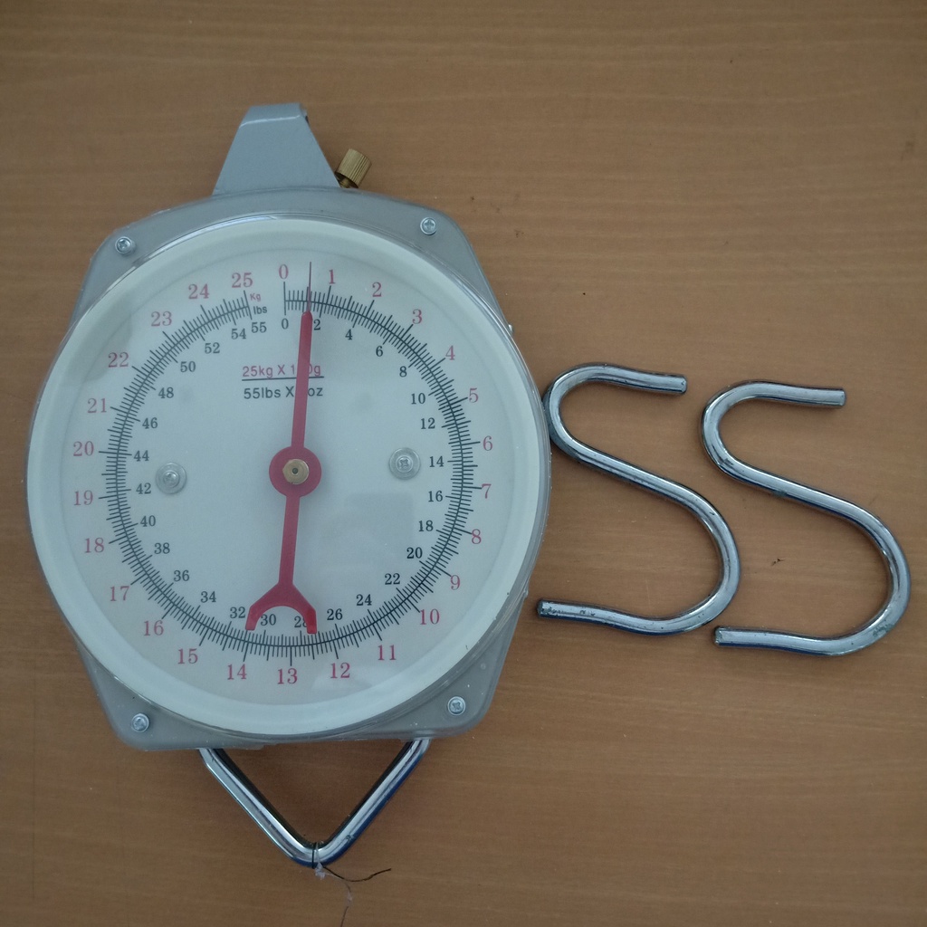 Spring DIAL HOIST SCALE Hanging Scales 25KG 55LBS Shopee Philippines