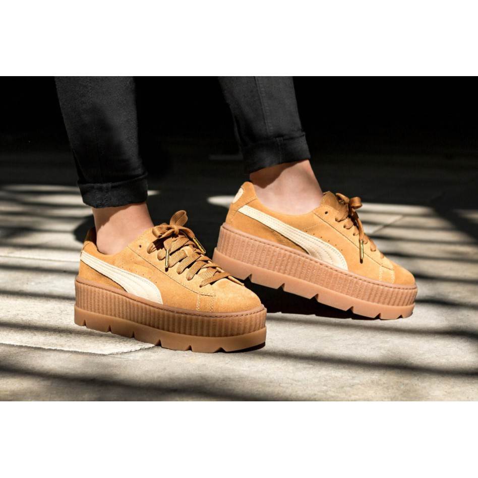 fenty suede cleated creeper