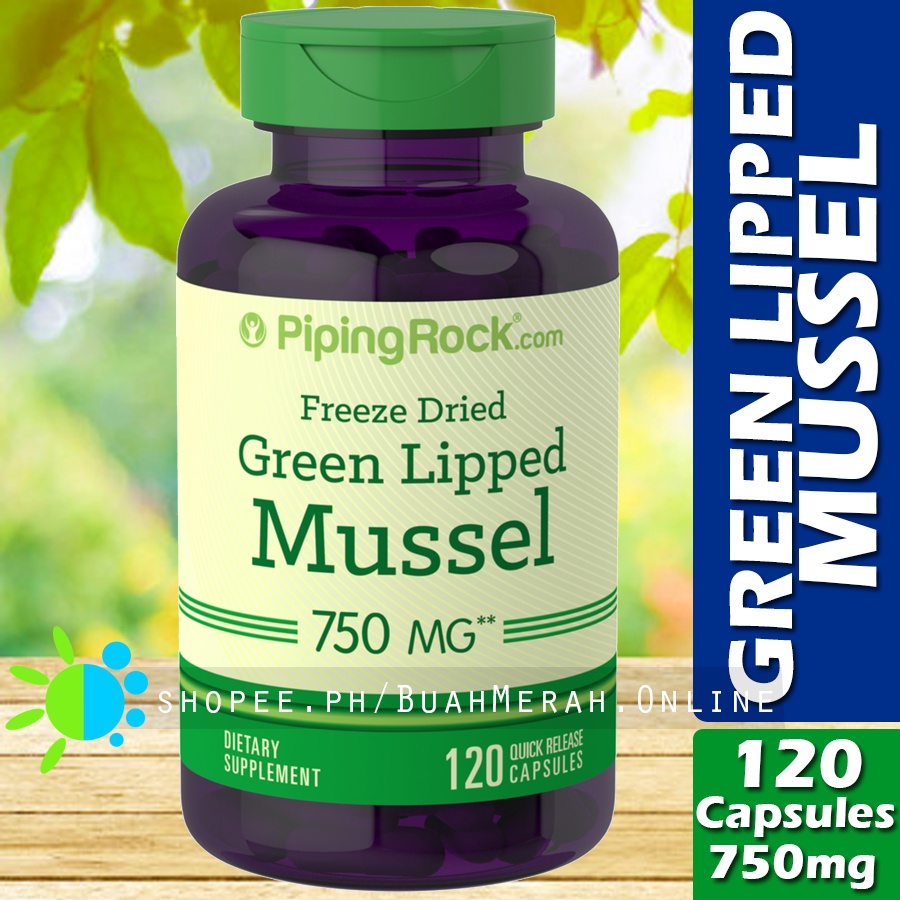 GREEN LIPPED MUSSEL 750mg x 120 Capsules Freeze Dried Perna Canaliculus