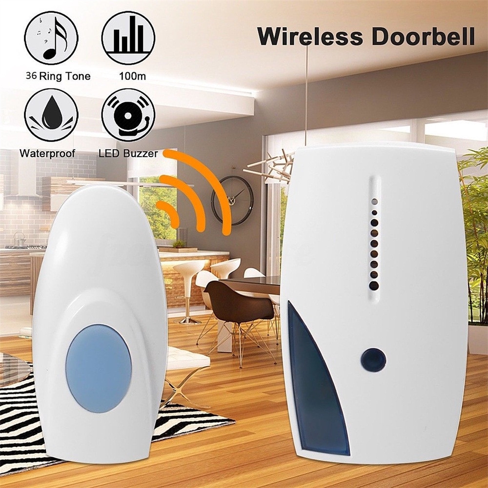 Details about   2017 Modern Door Bell w/Extra Loud Chimes Adjustable Volume For Home and Office 