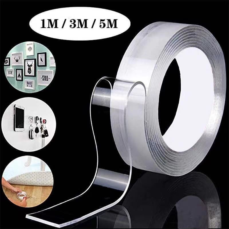 5-Meter Double Sided Tape No Trace Nano Tape Transparent Waterproof ...