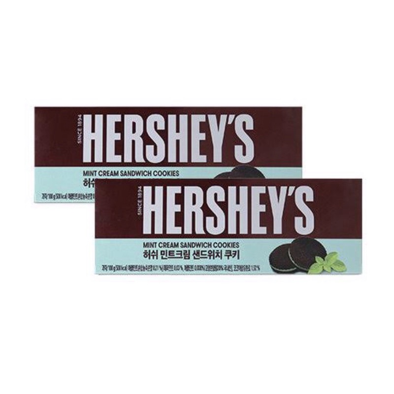 Choco Mint Hersheys Sandwich Cookies Shopee Philippines
